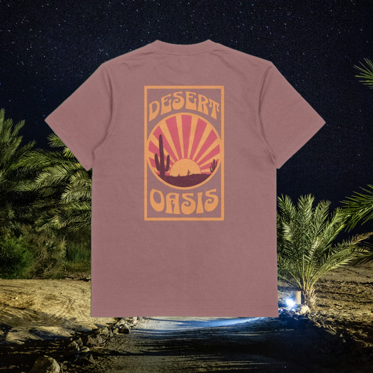 Desert Oasis Shirt, Color Red